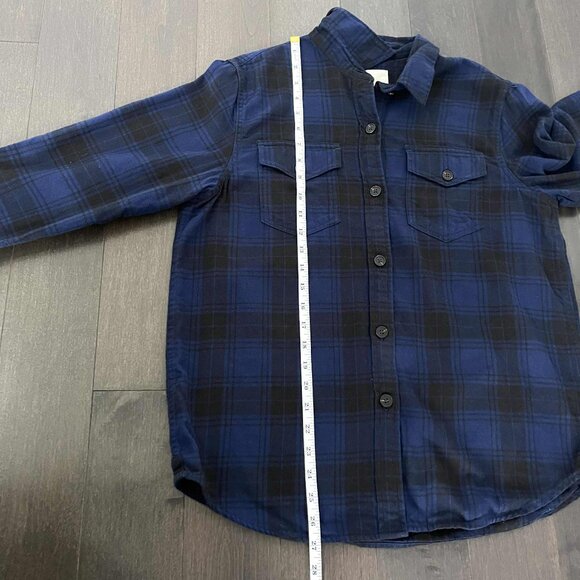 Tilley's Ladies Cotton Flannel Plaid Button Down Long Sleeves Size Medium - Picture 5 of 6
